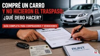 Qué hacer si compró un carro y no realizaron el traspaso del vehículo en Colombia.