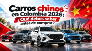 Carros chinos en Colombia 2026: SUV eléctricos e híbridos.