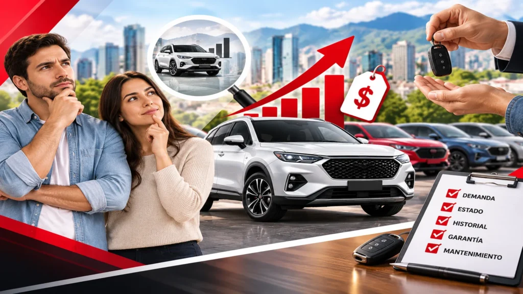 Factores que influyen en el valor de reventa de los carros chinos en Colombia.